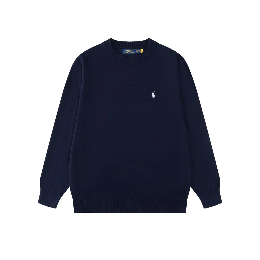 P206 #R80 Ralph Lauren Knitted Pony Embroidered Round Neck Pullover Sweater Official Website Synchronized Same Style for Men and Women Sizes: S-XL Color: White Blue Khaki Army Green Dark Gray Gray Navy Red Label Navy Blue White Label Black White Label Black Red Label Classic Cotton Yarn 100% White Cotton High Quality Goods Classic styles have always been popular! The workmanship details are very good! The simple round neck pullover sweater is always the standard, with classic brand embroidery on the chest! All major stars have the same style! Best for couples. High quality goods! Xinjiang cotton micro-elastic and smooth fabric has excellent quality. Pure cotton is soft and skin-friendly. Size: S M L
